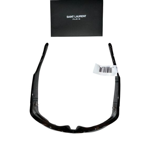 SAINT LAURENT  Cat Eye Injection Havana Grey 67 Mm Women S Sunglasses - Picture 4 of 9